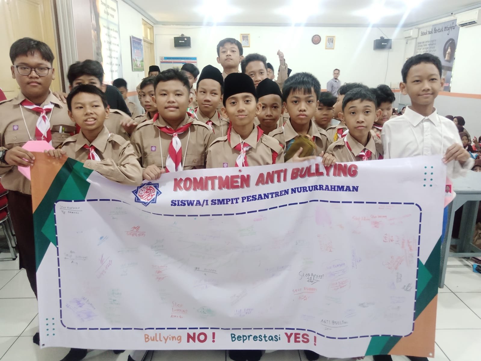 SMPIT Nururrahman Deklarasi Anti Bullying